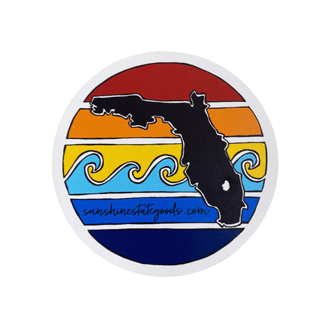 FLORIDA SUNSET MAGNET - 3 INCHES - Sunshine State®