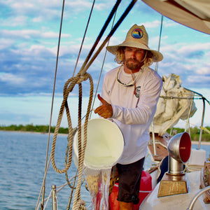 FLORIDA SUNSET SOLAR PERFORMANCE SHIRT - WHITE - Sunshine State®