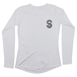 FLORIDA SUNSET LADIES SOLAR PERFORMANCE SHIRT - WHITE - Sunshine State®
