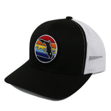 FLORIDA SUNSET TRUCKER HAT - BLACK - Sunshine State® Goods
