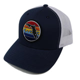 FLORIDA SUNSET TRUCKER HAT - NAVY - Sunshine State® Goods