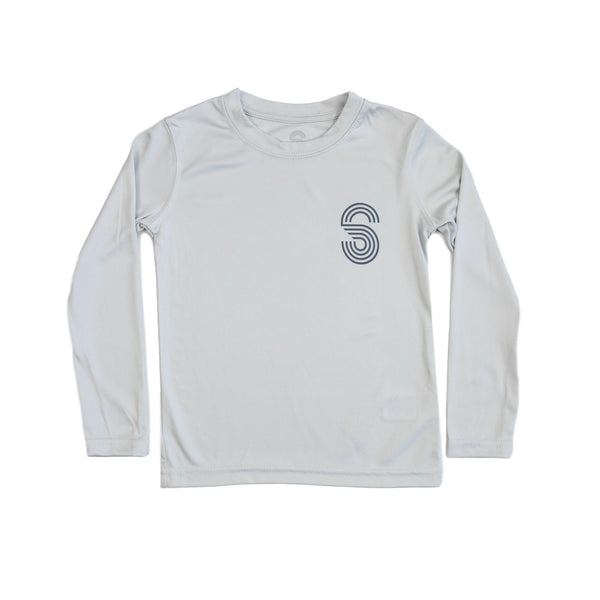 FLAMINGO BADGE TODDLER SOLAR - PEARL GREY - Sunshine State®