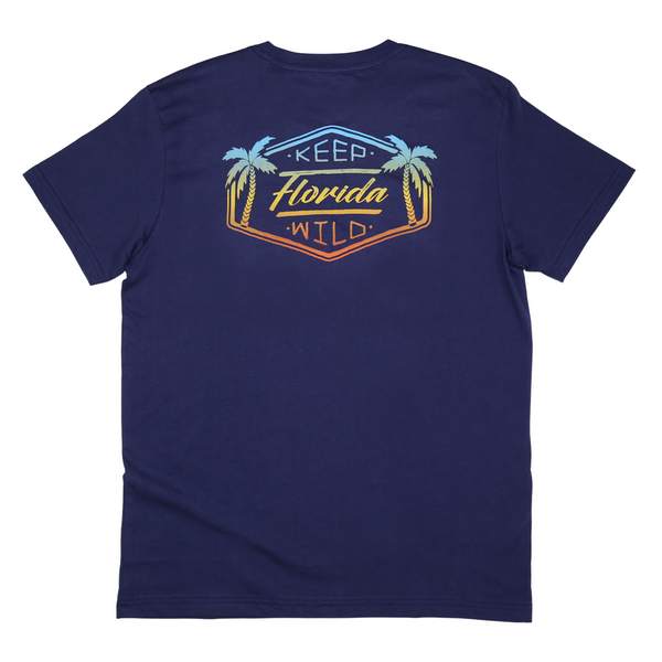 KEEP FL WILD TEE - NAVY - Sunshine State®