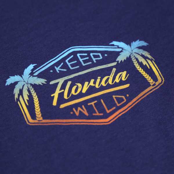 KEEP FL WILD TEE - NAVY - Sunshine State®