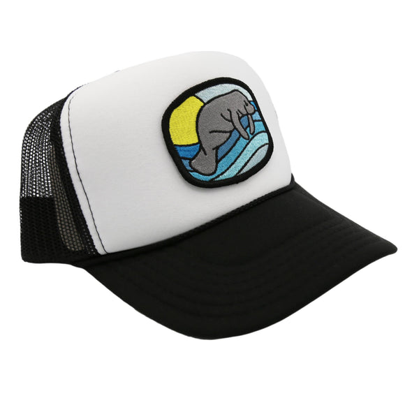 MANATEE FOAM TRUCKER - BLACK - Sunshine State®