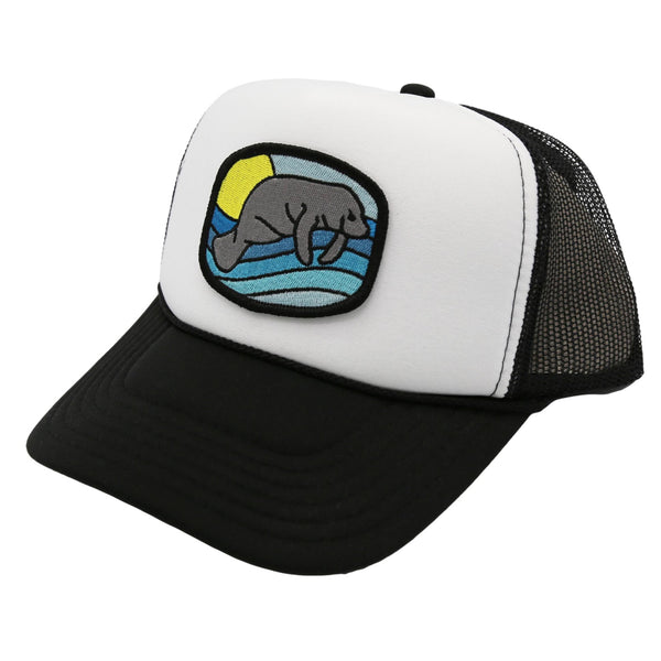 MANATEE FOAM TRUCKER - BLACK - Sunshine State®