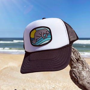 MANATEE FOAM TRUCKER - BLACK - Sunshine State®