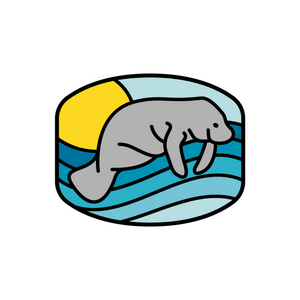 MANATEE STICKER - Sunshine State®