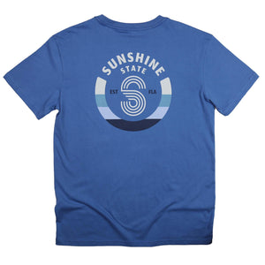 S BADGE TEE - CAPTAINS BLUE - Sunshine State®