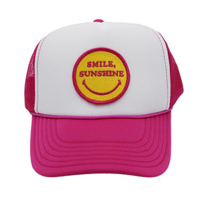 SMILE SUNSHINE FOAM TRUCKER - PINK - Sunshine State®