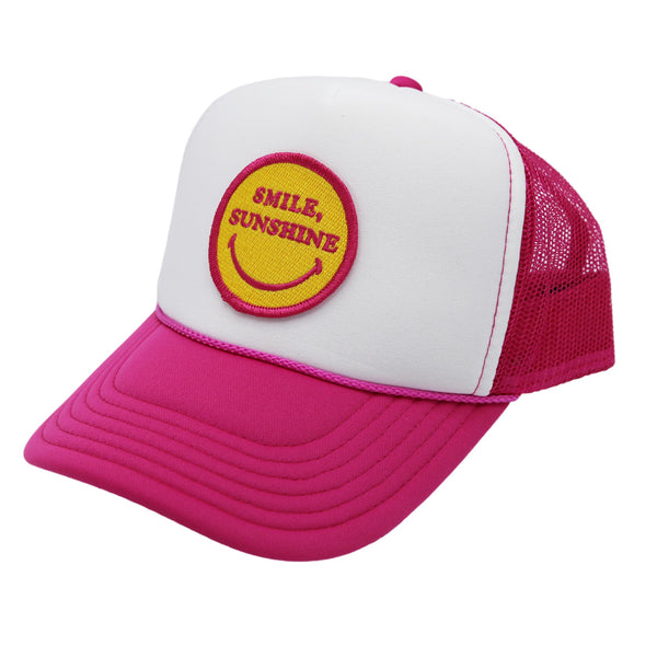 YOUTH SMILE SUNSHINE FOAM TRUCKER - PINK - Sunshine State®