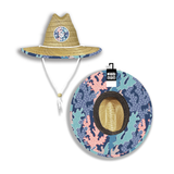 CORAL STRAW HAT - KIDS FIT - Sunshine State®