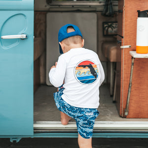 FLORIDA SUNSET TODDLER SOLAR SHIRT - WHITE - Sunshine State®