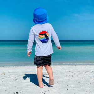 FLORIDA SUNSET TODDLER SOLAR SHIRT - WHITE - Sunshine State®