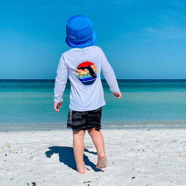 FLORIDA SUNSET TODDLER SOLAR SHIRT - WHITE - Sunshine State®